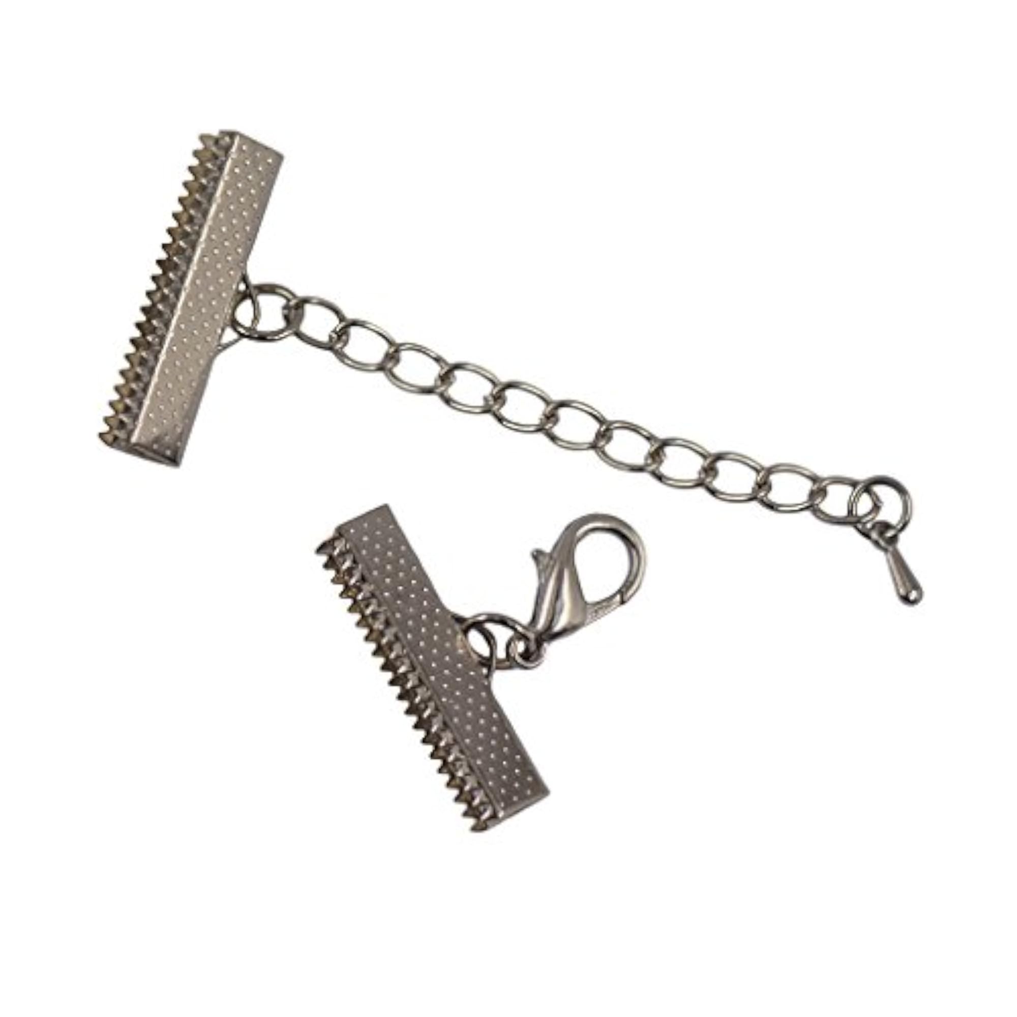 Cord Crimp Ends Lobster Clasp Extender Chain Craft Findings
